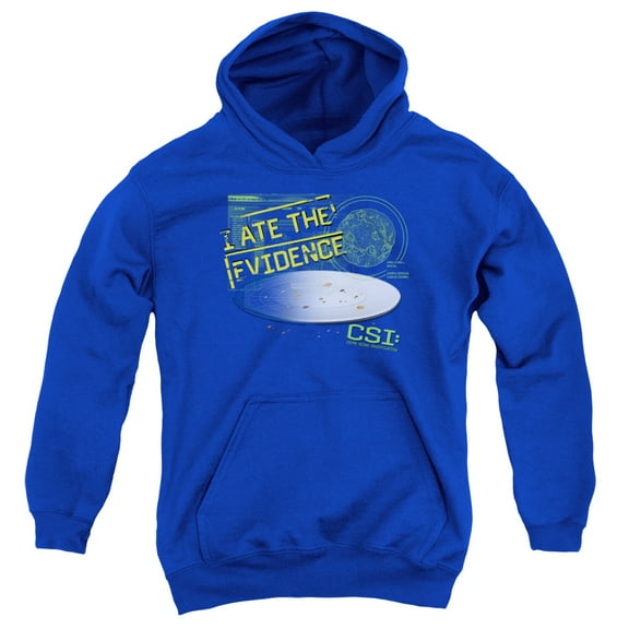 Csi - I Ate The Evidence - Youth Hooded Sweatshirt - Large
