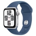 thumbnail image 1 of Reloj APPLE Watch SE 2da Gen 40mm Aluminio Silver S/M Deportivo Denim azul, 1 of 2