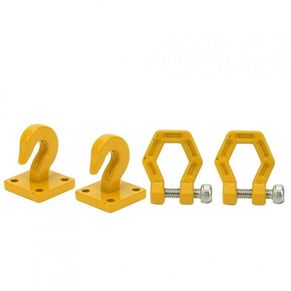 Tbest 1/10 RC Car Hook, RC Spare Parts, RC Trailer Hook Part Metal Climbing Toy Accessory RC Trailer Hook Spare Parts For SCX10 90046 Trx4 D90 1/10 RC Car Rc Toy