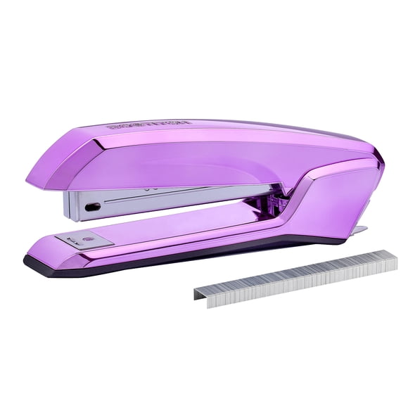 Grapadora Bostitch Office Ascend 3 en 1 con capacidad para 20 hojas, color morado