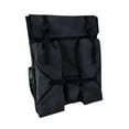 thumbnail image 3 of Estuche para ilustraciones artísticas, bloc de dibujo, mochila para arte, accesorios de pintura, bolsa para bloc de dibujo en lienzo para enseñanza, Negro, 3 of 8