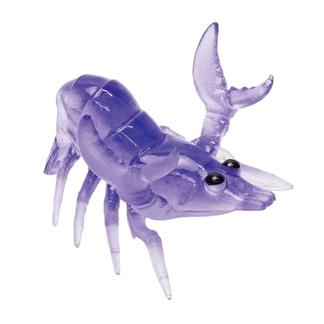 Luzkey Crayfish Shaped Pen Holder Desk Pen Stand Japanese Design Decor Craft Desk Rack Bracket for Home Sturdy Room Shop Window Gift Purple