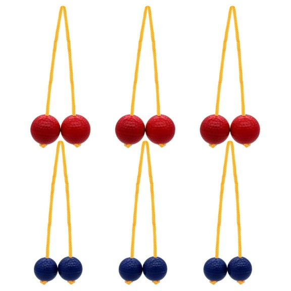 6pack Heavy Type Ladder Toss Bolas Set for Backyard Beach Parties and Tailgating for Family Entertainment