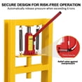 thumbnail image 2 of Towallmark 6 Ton Hydraulic Shop Press, H-Frame Bench Press with Adjustable Height & Safety Valve, 2 of 9