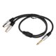 thumbnail image 2 of Cable divisor en Y Sincero RCA hembra doble a macho de 6,35 mm 19,7 pulgadas, 2 of 10