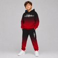 thumbnail image 2 of RUTAYY Boys 2 Piece Set City Graphic Long Sleeve Pullover Hoodie Jogger Pants Casual Everyday Wear Outfits, Red, 2 of 6