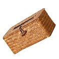 thumbnail image 1 of unbranded Caja Para Pañuelos Tejida Con Color Marrón Claro, 1 of 8