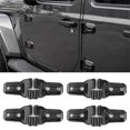 thumbnail image 4 of Puerta, Pegatina Decoración 16 Unids/set Cubierta De Bisagra De Puerta Ajuste De Protección Para Jeep Wrangler JL JLU Gladiator Trunk JTBlack Ccdes Otros, 4 of 8