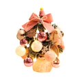 thumbnail image 1 of Miniárbol 30 cm para decoración navideña DIY con adornos colgantes para estante, dormitorio, chimenea ., 1 of 9