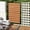 Brown-1 panel, variant on Modern Shade 5'x3' Natural Wood Privacy Fence Screen (1 Panel) - Outdoor Deck/Balcony Panel, Conceals Trash Cans/AC