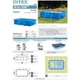 thumbnail image 4 of Intex 14.75' x 33" Rectangular Frame Above Ground Outdoor Swimming Pool, 4 of 6