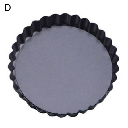 

Yoone Non-stick Wavy Heart Round Egg Tart Cake Pan Baking Cheese Tray Pizza Bakeware