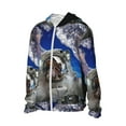 thumbnail image 2 of Easygdp Astronaut in Outer Space Lightweight Long Sleeve Sun Shirt Sports long-Sleeved Sun Protective Clothing, Quick Drying Breathable - Large, 2 of 9