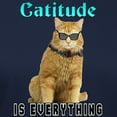 thumbnail image 3 of CafePress - Catitude Women's Dark T Shirt - Women's Traditional Fit Dark T-Shirt, 3 of 4