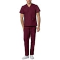 thumbnail image 2 of Adar Mens Medical Scrubs Set Medical Uniforms - Roomy Fit (30 Colors), 2 of 7