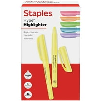 Staples Hype Stick Highlighter Chisel Tip Assorted 36/Pack (ST62945)