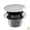 Powder Coat Biscuit, variant on 1.5 in. Round Mushroom Tip Toe Bath Drain - Satin Nickel