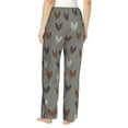 thumbnail image 3 of Goofa Rooster Printed Soft Pajama Pants for Women, Wide Leg Comfy Casual Lounge Yoga Pants-, 3 of 9