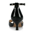 thumbnail image 4 of Journee Womens Jezzie Low Heel Ankle Strap Dress Sandals, Widths Available, 4 of 10