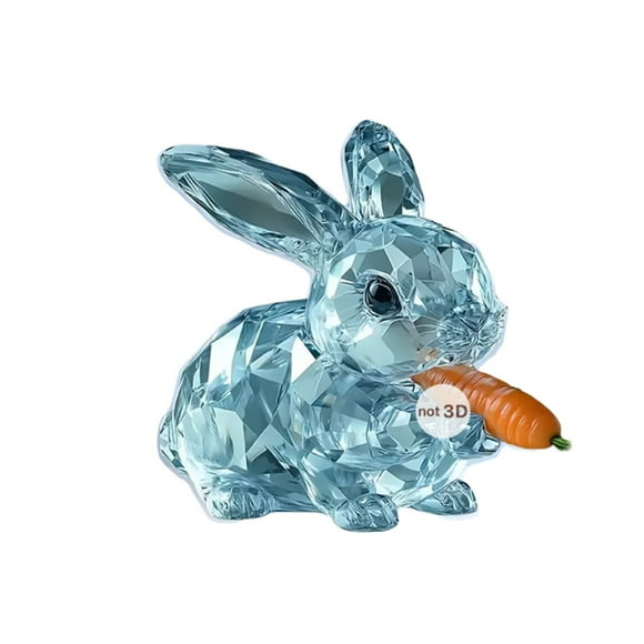 Lksixu Easter Decorations Easter Crystal 2D Acrylic Desktop Decoration Easter Ornaments Spring Decor for Party Holiday
