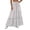 Pink, variant on Women's Tiered Maxi Skirt Boho Polka Flowy Drawstring Skirts with Elastic Hight Waist A-Line Casual Dress White S