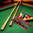 thumbnail image 4 of SHISUYAN 1 Set of Wall Mount Rack Rack Wooden Pool Stick Rack Billiard Holder, 4 of 9