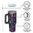 thumbnail image 4 of Mystical Halloween Pattern Tumbler with Handle and Lid,40oz Double Wall Vacuum Insulated Tumbler,Cups Gift for Women and Men, 4 of 7