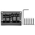 thumbnail image 1 of 4 Strings Bass Bridge Tailpiece Thickened Electric Box Guitar Plate Instrument Accessories 85mmBlack, 1 of 14