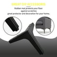 thumbnail image 2 of 6 Inch / 15cm Metal Furniture Legs, Btowin VCF 4Pcs Black Triangle 2 of 9