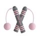 thumbnail image 1 of Cuerda de saltar para interiores y exteriores, cuerda de saltar de velocidad para fitness, cuerda de saltar inalámbrica ponderada de longitud ajustable para hombres, mujeres y niños Namotu SM-011, 1 of 6