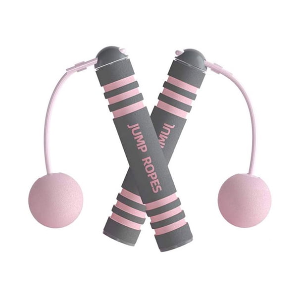 Cuerda de saltar para interiores y exteriores, cuerda de saltar de velocidad para fitness, cuerda de saltar inalámbrica ponderada de longitud ajustable para hombres, mujeres y niños Namotu SM-011