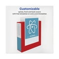 thumbnail image 3 of Heavy-Duty View Binder With Durahinge And One Touch Ezd Rings, 3 Rings, 1" Capacity, 11 X 8.5, Red, 3 of 10