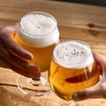 thumbnail image 3 of Set de 4 vasos para cerveza Meolibour de 470 ml, copas clásicas, 3 of 7