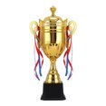 thumbnail image 2 of Premio Trofeo Copa Adultos Trofeo Binaural Suministros para fiestas Decoración Mini Trofeo Participación Trofeo Copa para recompensas Fiesta Torneos Altura 30cm, 2 of 8
