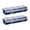 Blue, variant on Hardware Storage Box 2 Pack, 4 Compartment Plastic Sort Case with Translucent Lid and 2 Front Clasps for Daily Use