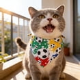 thumbnail image 5 of Funny Football Bandanas Triangle Reversible Scarf Bibs For Adjustable Puppy Birthday Party For Cat Lovers, 5 of 5