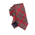 thumbnail image 4 of Corbata Tommy Hilfiger Royal Stuart para niño, tartán, color rojo, poliéster, 4 of 5