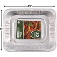 Jet 1843 Aluminum Steam Table, Half Size Deep, 9x13 Pans (30 Pack