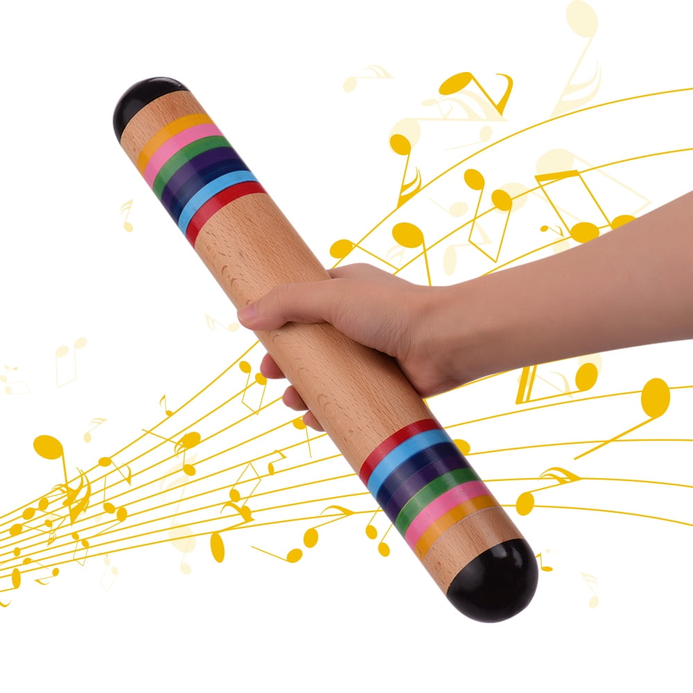 wooden rainmaker toy