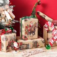 thumbnail image 5 of Gift Wrapping Paper Roll 58" x 23", Cute Animals Printed Gift Wrap, Easy Cut & Fold, Durable Paper for Birthday, Holiday, Party and DIY Crafts,1 Roll, 5 of 8