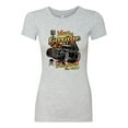 thumbnail image 2 of Wild Bobby, 1990 Vintage Garage Customs Hot Rod Classic Car Cars and Trucks Womens Slim Fit Junior Tee, Heather Grey, Medium, 2 of 3