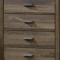 thumbnail image 2 of Chest with 5 Drawers and Wood Grain Details, Brown- Saltoro Sherpi, 2 of 5