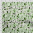 thumbnail image 4 of Soimoi Texture Print, Silk Fabric Decor Sewing Fabric By The Yard- 42 Inch WideDecorative Fabric For Shirts, Suits, Ties-Green, 4 of 5