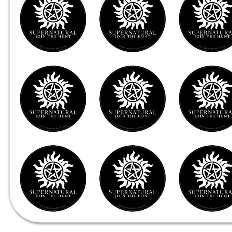 SUPERNATURAL Vinyl Stickers [D] SAM DEAN Anti-Posession SYMBOLS ~ Waterproof