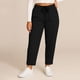 thumbnail image 5 of Pincandy Women's Plus Size Solid Color Fashion Elastic Waist Corduroy Wide Leg Pants with Pockets, Loose Fit, Casual & Daily Wear, 5 of 7