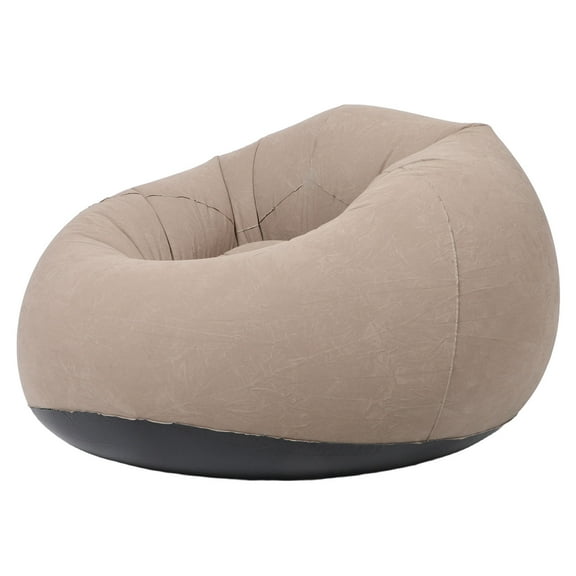 OUNONA Portable Inflatable Sofa Couch for Adults with Soft Flocked , Lightweight Chair