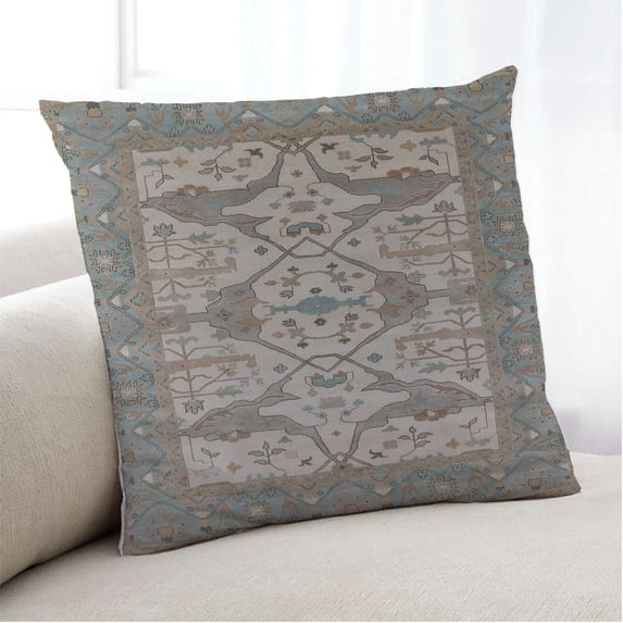 Ahgly Company Indoor Square Mid-Century Modern Throw Pillow, 18 inch by 18 inch