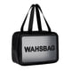 thumbnail image 1 of Bolsa de maquillaje transparente, bolsa de aseo portátil, impermeable, de gran capacidad, 1 of 5