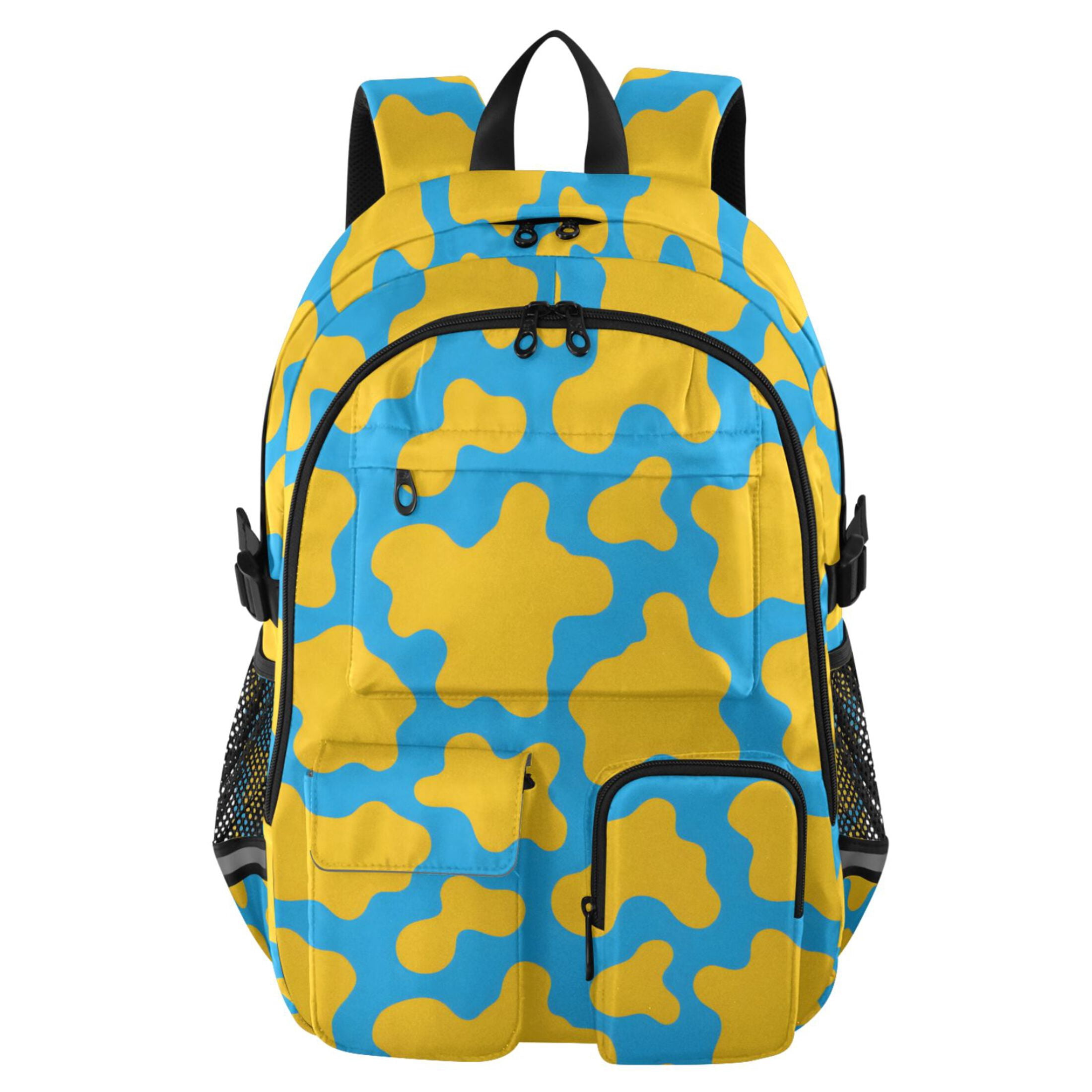 ALAZA Cow Print Student Backpack School Bookbag Large Laptop Daypack Travel Bag