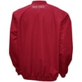 thumbnail image 3 of Men's Franchise Club Scarlet Ohio State Buckeyes Big Logo Windshell V-Neck Pullover Jacket, 3 of 3